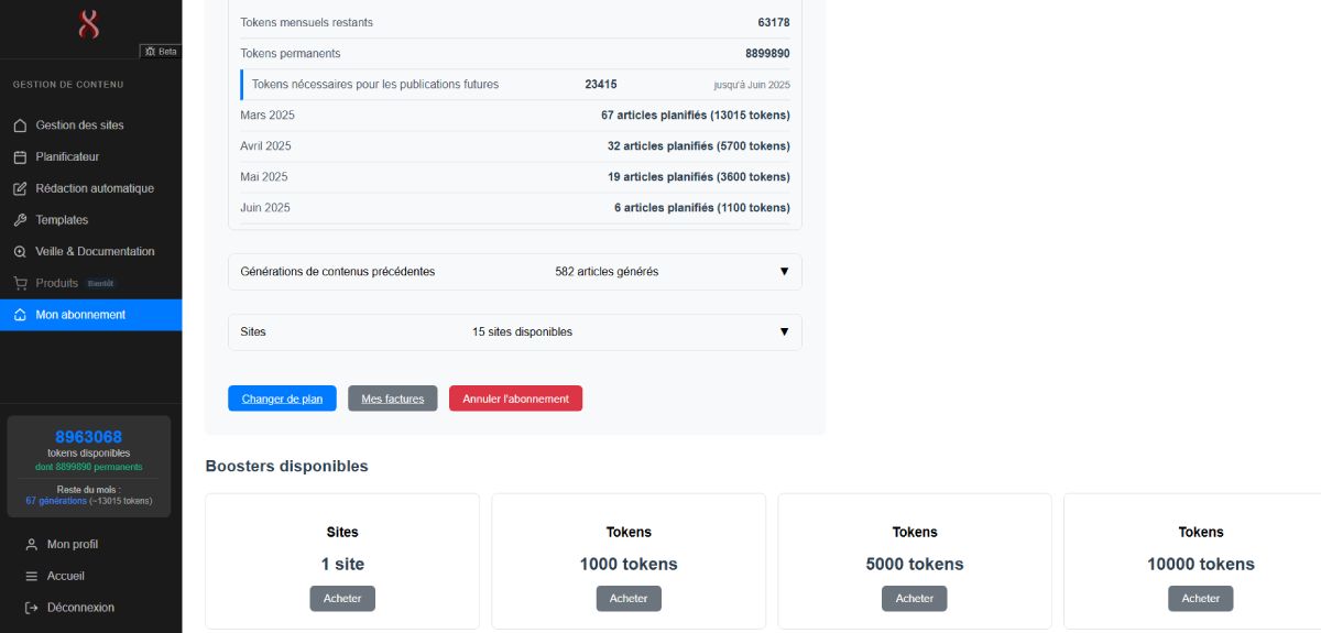 Système de tokens Knotix